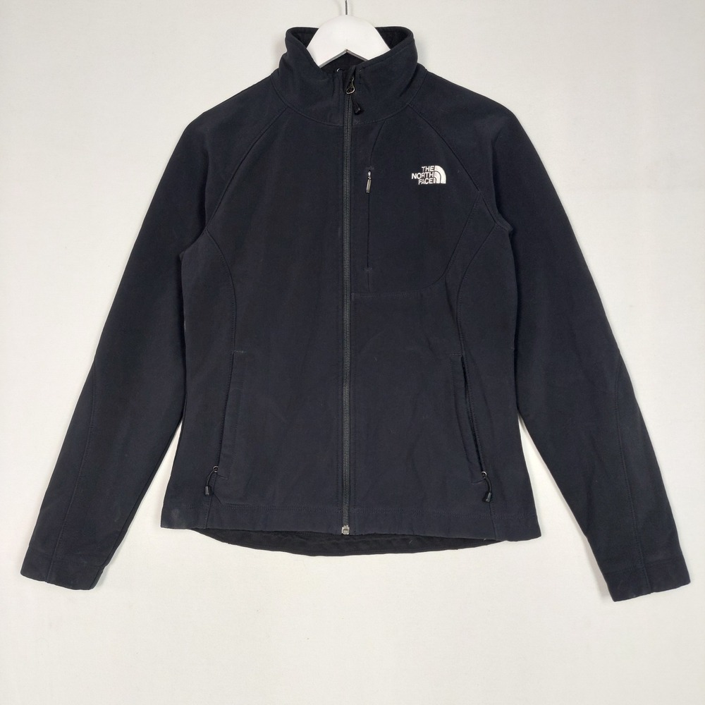 The North Face Apex Bionic Softshell Jacket Black Full Zip AMVX T183 Womens S